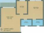 Global Residency (1BHK+2T (451.01 sq ft) 451.01 sq ft)