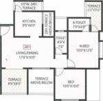 Gawade Emerald PH IV (2BHK+2T (570.7 sq ft) 570.7 sq ft) Gawade Emerald PH IV (2BHK+2T (570.7 sq ft) 570.7 sq ft)