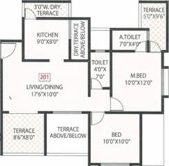 Gawade Emerald PH IV (2BHK+2T (570.7 sq ft) 570.7 sq ft) Gawade Emerald PH IV (2BHK+2T (570.7 sq ft) 570.7 sq ft)