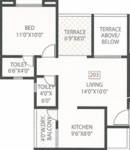 Gawade Emerald PH IV (1BHK+2T (366.4 sq ft) 366.4 sq ft) Gawade Emerald PH IV (1BHK+2T (366.4 sq ft) 366.4 sq ft)