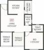 Gawade Emerald PH IV (1BHK+2T (370.39 sq ft) 370.39 sq ft)