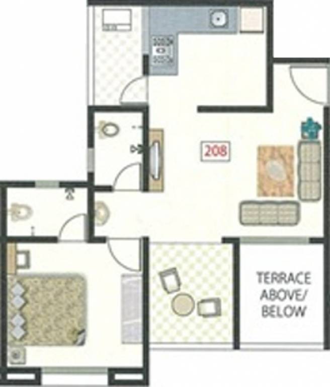 Gawade Emerald PH IV (1BHK+2T (361.34 sq ft) 361.34 sq ft) Gawade Emerald PH IV (1BHK+2T (361.34 sq ft) 361.34 sq ft)