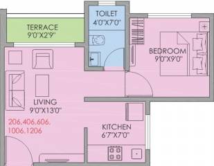 Somani Dream Home Phase 1 (1BHK+1T (315 sq ft) 315 sq ft)