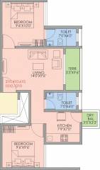 Somani Dream Home Phase 1 (2BHK+2T (500 sq ft) 500 sq ft)