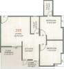 Kadam Vijaya Shrushti (2BHK+2T (968 sq ft) 968 sq ft)