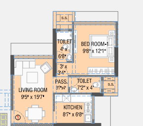  saffron-residency-phase-1 Floor Plan Floor Plan