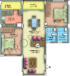 Amigo ACAS Crescent Square (2BHK+2T (1,105 sq ft) 1105 sq ft) Amigo ACAS Crescent Square (2BHK+2T (1,105 sq ft) 1105 sq ft)