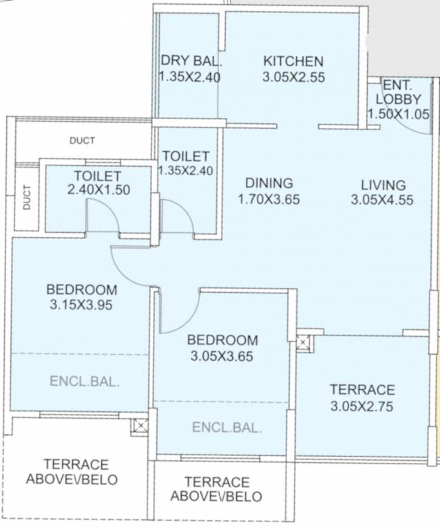 Floor Plan bloomfield phase iii j and k building Floor Plan Floor Plan