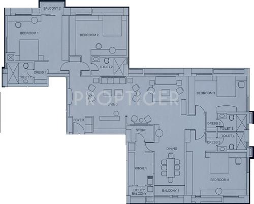 SG The Empire (4BHK+4T (3,967 sq ft) 3967 sq ft) SG The Empire (4BHK+4T (3,967 sq ft) 3967 sq ft)