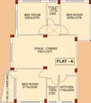 Derris Pelican South End (3BHK+2T (1,167 sq ft) 1167 sq ft)