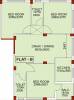 Derris Pelican South End (3BHK+2T (1,073 sq ft) 1073 sq ft)