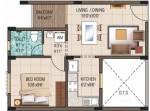 Alliance Humming Garden EWS (1BHK+1T (586 sq ft) 586 sq ft)