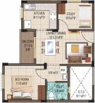 Alliance Humming Garden EWS (2BHK+2T (676 sq ft) 676 sq ft)