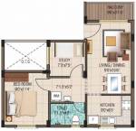 Alliance Humming Garden EWS (2BHK+2T (688 sq ft) 688 sq ft)