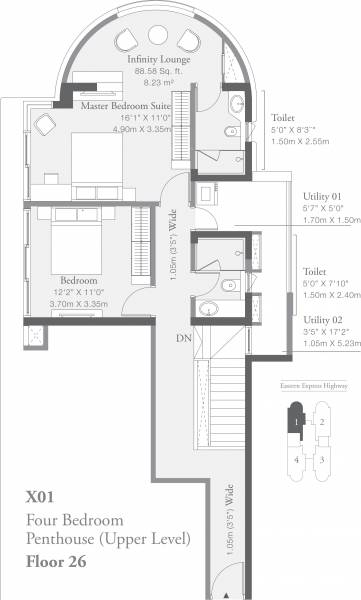 Godrej Platinum Wing B4 (4BHK+4T (1,978.73 sq ft) 1978.73 sq ft)