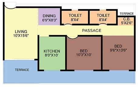Floor Plan balaji platinum block no 10 type e e wing Floor Plan Floor Plan