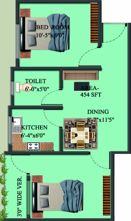 NB Shree Ram Kutir (2BHK+2T (454 sq ft) 454 sq ft) NB Shree Ram Kutir (2BHK+2T (454 sq ft) 454 sq ft)