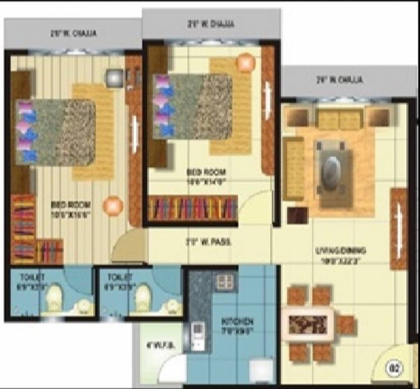  d n nagar jai bhavani chs ltd Floor Plan Floor Plan
