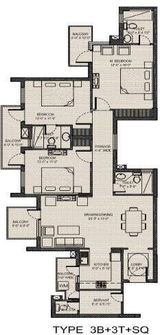 Umang Summer Palms (3BHK+3T (1,864 sq ft) 1864 sq ft) Umang Summer Palms (3BHK+3T (1,864 sq ft) 1864 sq ft)