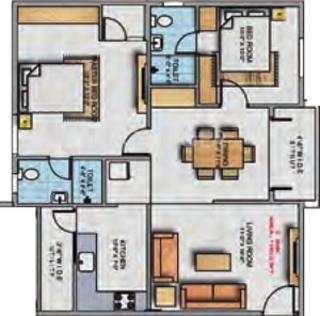 LVS Excellency (2BHK+2T (1,190 sq ft) 1190 sq ft) LVS Excellency (2BHK+2T (1,190 sq ft) 1190 sq ft)