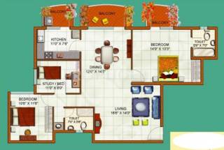 Royal Royal Legend (2BHK+2T (1,532 sq ft) Study Room 1532 sq ft) Royal Royal Legend (2BHK+2T (1,532 sq ft) Study Room 1532 sq ft)