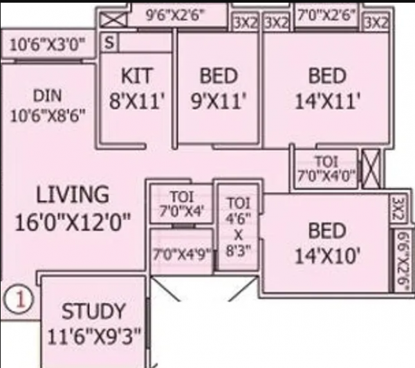  heights Floor Plan Floor Plan