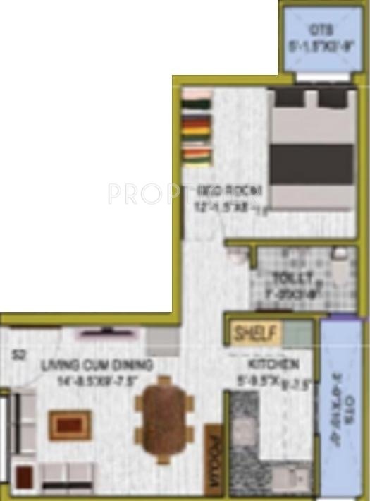 Shree Shree Shravana Flats (1BHK+1T (490 sq ft) 490 sq ft) Shree Shree Shravana Flats (1BHK+1T (490 sq ft) 490 sq ft)
