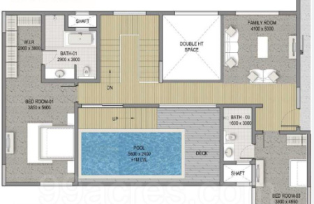  hrc-pristine Floor Plan Lower Level Duplex Plan