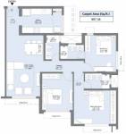 L And T Emerald Isle T16 (3BHK+3T (997.38 sq ft) 997.38 sq ft)