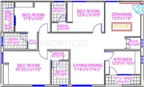 Legend Legend Premier (3BHK+3T (1,710 sq ft) Pooja Room 1710 sq ft) Legend Legend Premier (3BHK+3T (1,710 sq ft) Pooja Room 1710 sq ft)