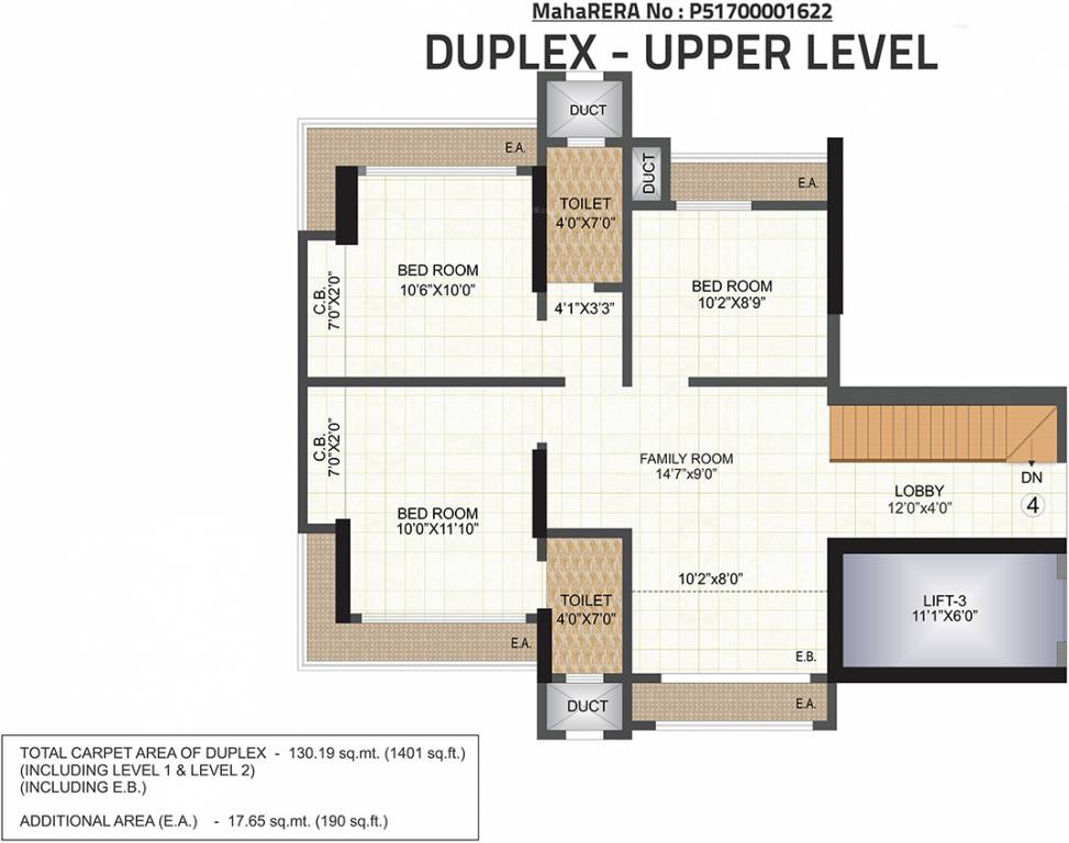 Harmony Signature Towers (4BHK+4T (1,401.35 sq ft) 1401.35 sq ft)