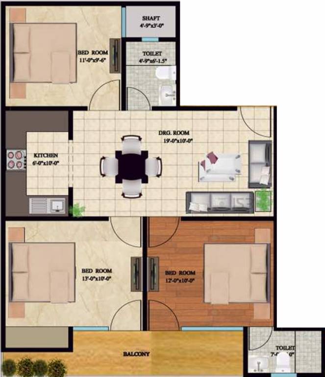 Uphaar Homes 3 (3BHK+2T (1,080 sq ft) 1080 sq ft) Uphaar Homes 3 (3BHK+2T (1,080 sq ft) 1080 sq ft)