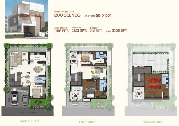 Magna Majestic Meadows (3BHK+4T (3,103 sq ft) + Pooja Room 3103 sq ft)