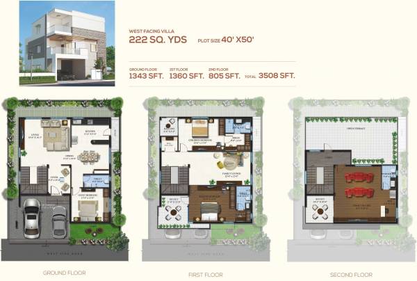 Magna Majestic Meadows (3BHK+4T (3,508 sq ft) + Pooja Room 3508 sq ft)