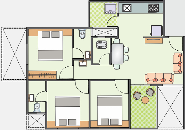  indramegh Floor Plan Floor Plan