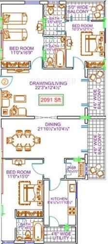 Legend Legend Le Chalet (3BHK+3T (2,091 sq ft) Pooja Room 2091 sq ft) Legend Legend Le Chalet (3BHK+3T (2,091 sq ft) Pooja Room 2091 sq ft)