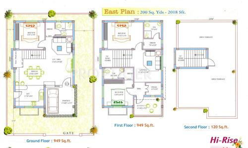  Hi Rise Meadows (3BHK+3T (2,018 sq ft)   Pooja Room 2018 sq ft)