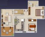 Arun Celesta Neo (2BHK+2T (865 sq ft) 865 sq ft) Arun Celesta Neo (2BHK+2T (865 sq ft) 865 sq ft)