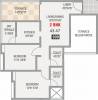 Karan Suncoast (2BHK+2T (467.91 sq ft) 467.91 sq ft)