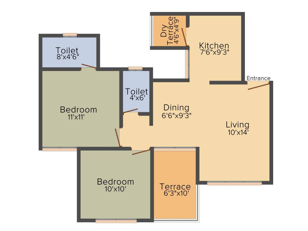 Shankeshwar Crimson (2BHK+2T (538.73 sq ft) 538.73 sq ft) Shankeshwar Crimson (2BHK+2T (538.73 sq ft) 538.73 sq ft)