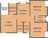 Maple Aapla Ghar Wai Phase I (2BHK+2T (430.88 sq ft) 430.88 sq ft)