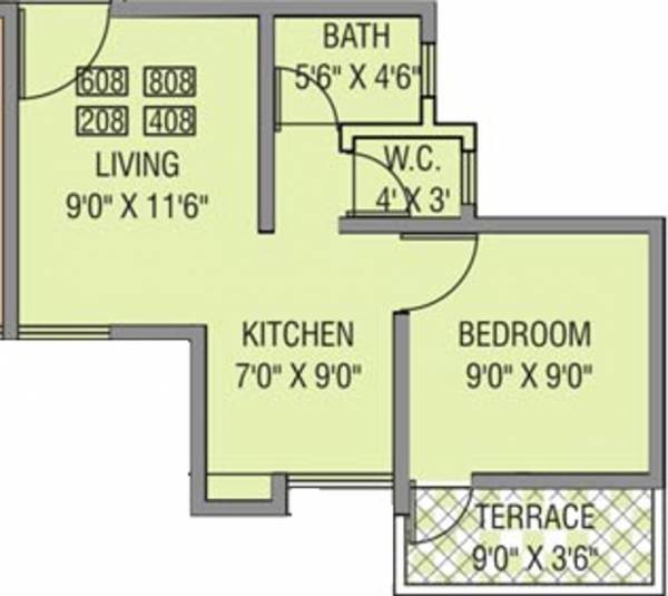 Maple Aapla Ghar Talegaon Dhamdhere Phase I (1BHK+1T (246.6 sq ft) 246.6 sq ft)