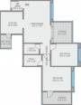 Vishal Skyscraper Phase 1 (2BHK+2T (741.09 sq ft) 741.09 sq ft)