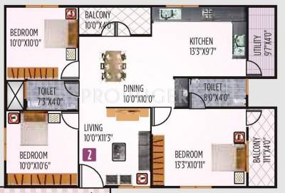 Siddartha Srikara (3BHK+2T (1,254 sq ft) 1254 sq ft)