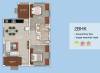 BLW Euro Ville (2BHK+2T (688.89 sq ft) 688.89 sq ft)