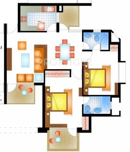 Piyush Heights (2BHK+2T (1,164 sq ft) 1164 sq ft)