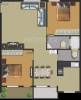 Brundavan Gardenia (2BHK+2T (1,175 sq ft) 1175 sq ft)
