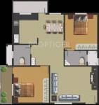 Brundavan Gardenia (2BHK+2T (1,205 sq ft) 1205 sq ft) Brundavan Gardenia (2BHK+2T (1,205 sq ft) 1205 sq ft)