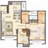 Dosti West County Oak (1BHK+1T (486.31 sq ft) + Study Room 486.31 sq ft)