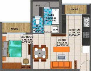Arihant Aspire Phase I (1BHK+1T (405.69 sq ft) 405.69 sq ft) Arihant Aspire Phase I (1BHK+1T (405.69 sq ft) 405.69 sq ft)